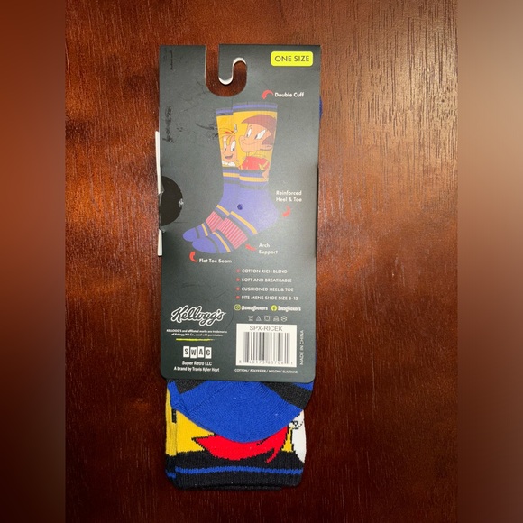 RICE KRISPIES SWAG CREW SOCKS NWT MEN’S SHOE SIZE 8-13 - Picture 2 of 2